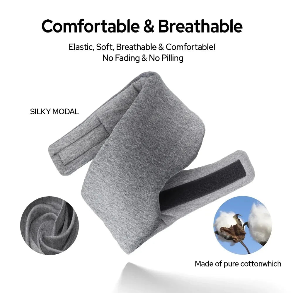 Adjustable Sleep Eye Mask for Comfortable Light Blocking During Travel