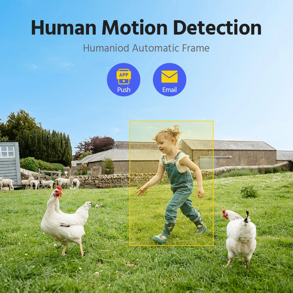 Annke 4MP Wireless Security Camera Featuring Auto Tracking Night Vision