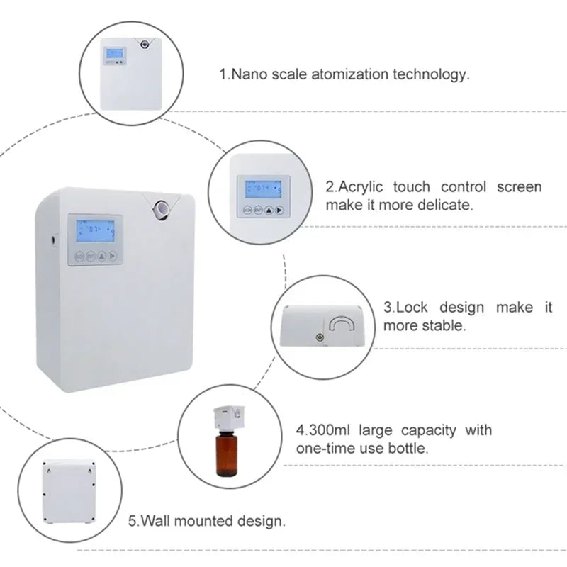 Le Parfum Fasina Wifi Essential Oil Diffuser With Timer Waterless