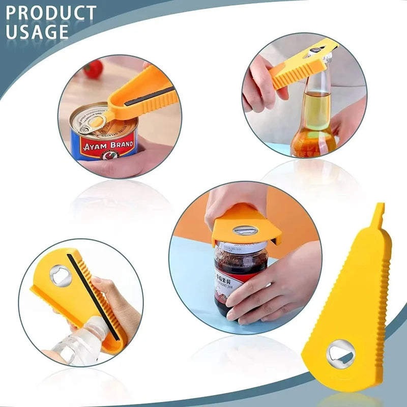 Multifunctional Stainless Steel Can Opener And Bottle Opener