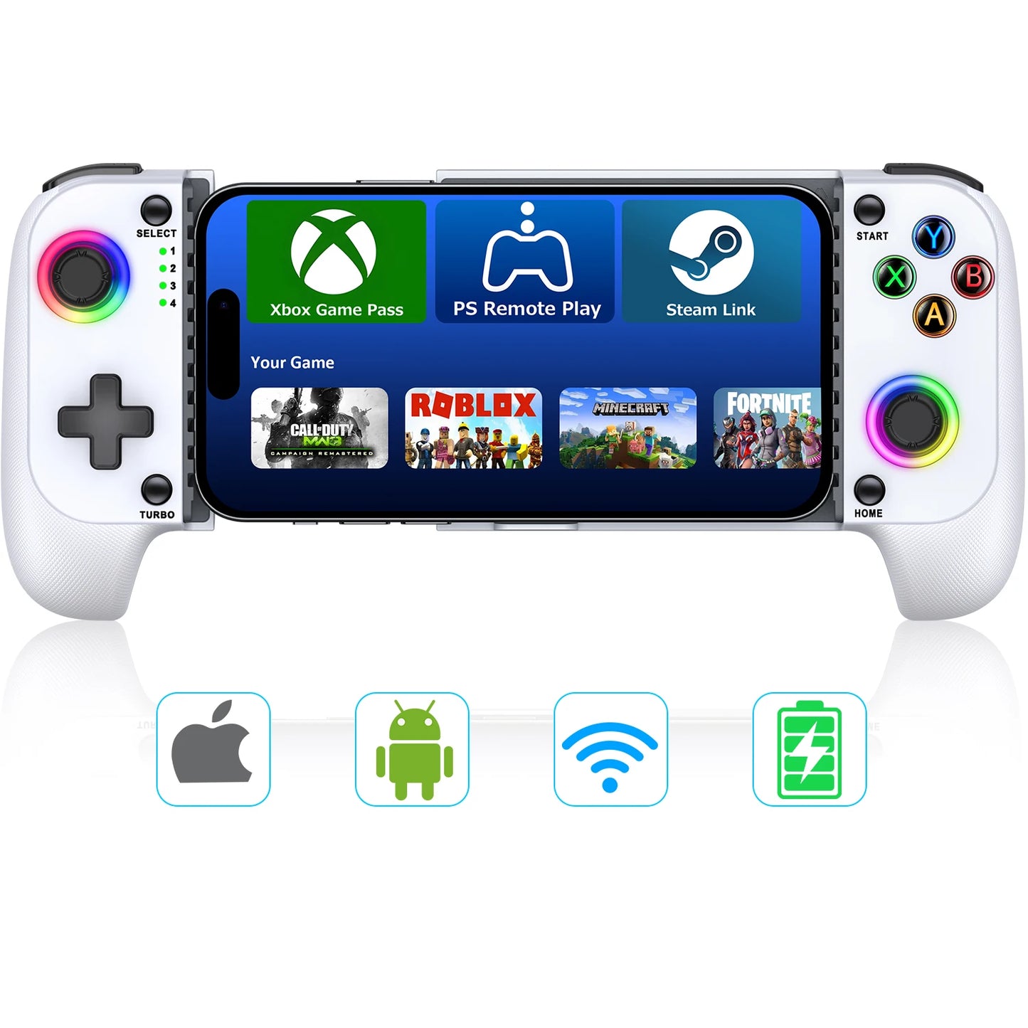 Beboncool MC100 Wireless Bluetooth Telescopic Mobile Gamepad Controller