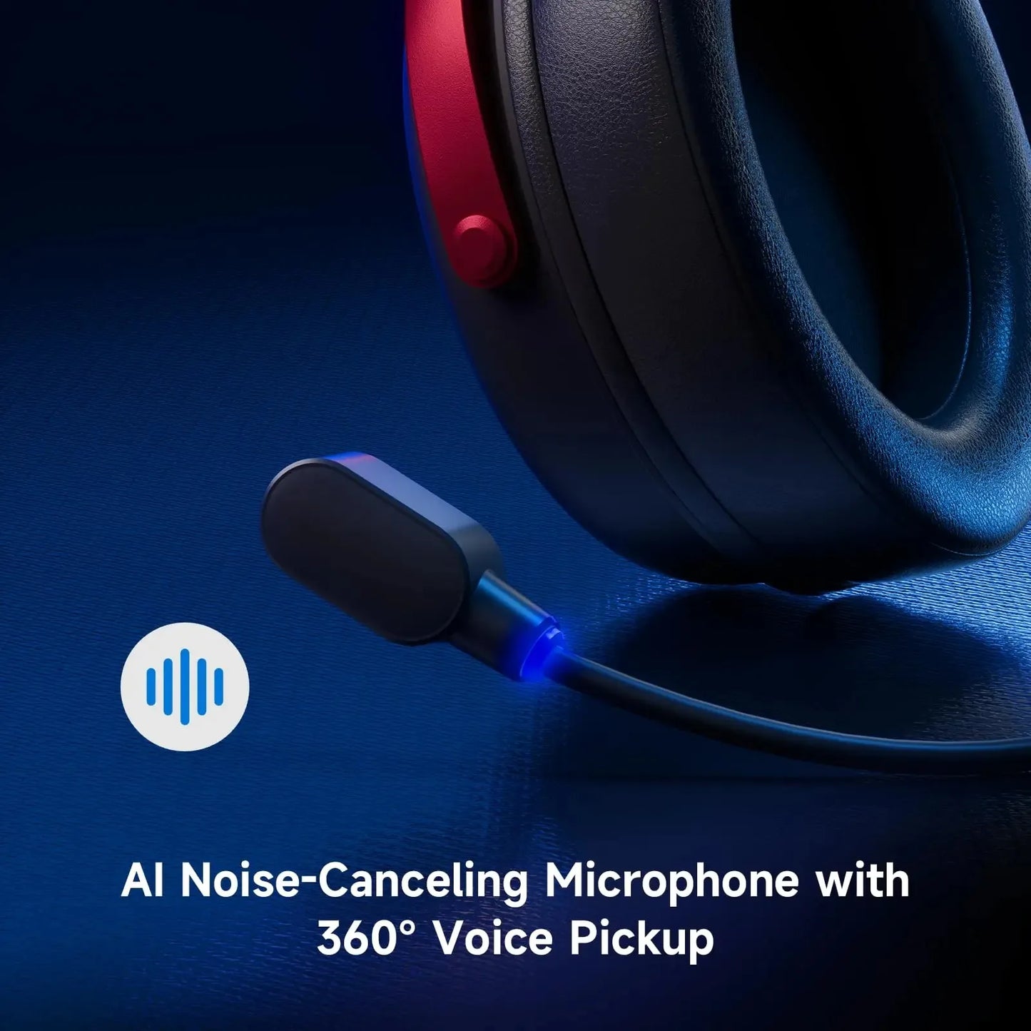 MCHOSE V9 Pro Wireless Gaming Headset With 7.1 Surround Sound