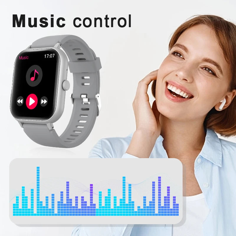 Odelettevcy Smart Watch With Wireless Calling And Fitness Tracker