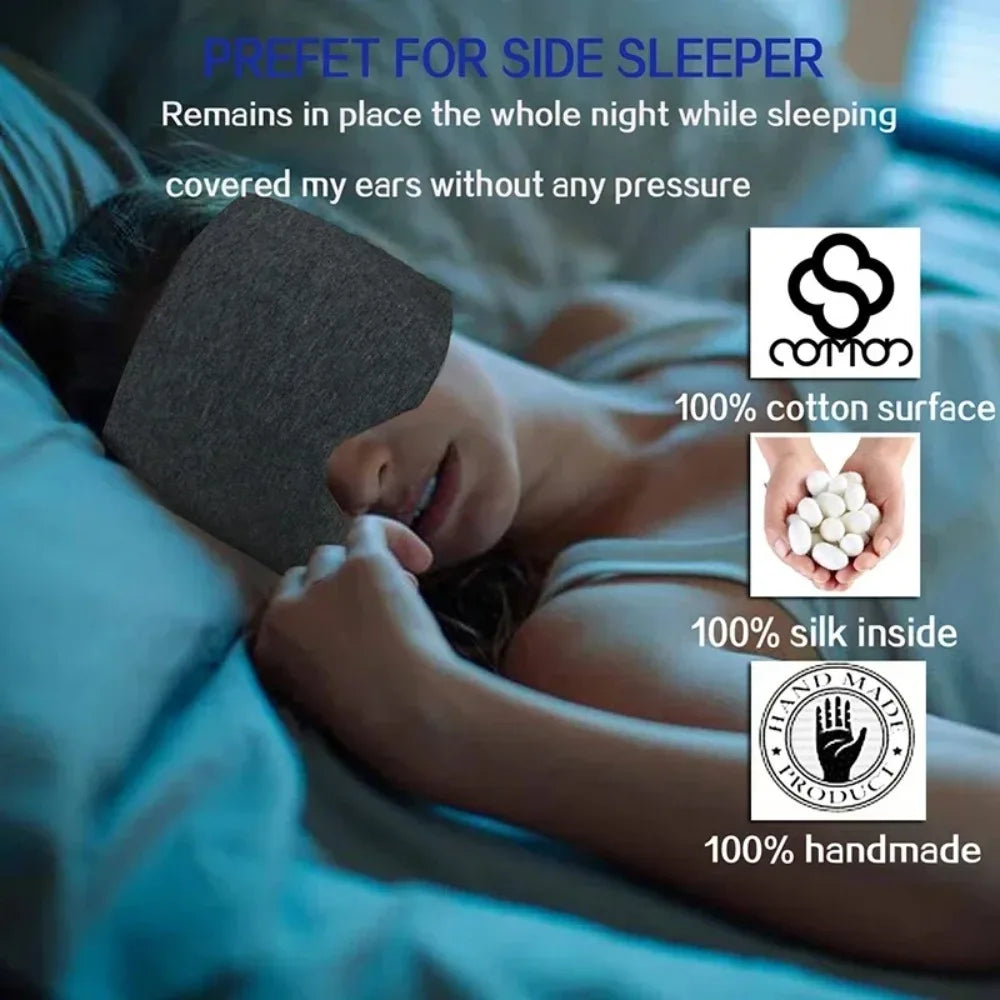 Adjustable Sleep Eye Mask for Comfortable Light Blocking During Travel