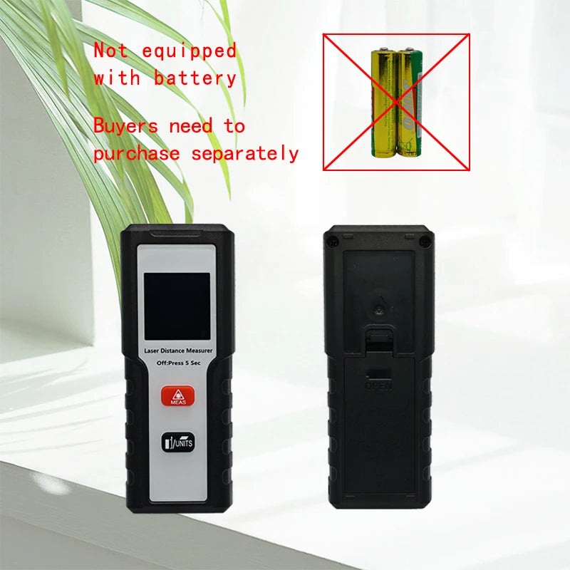 Mini Precision Laser Distance Meter With Backlit Display