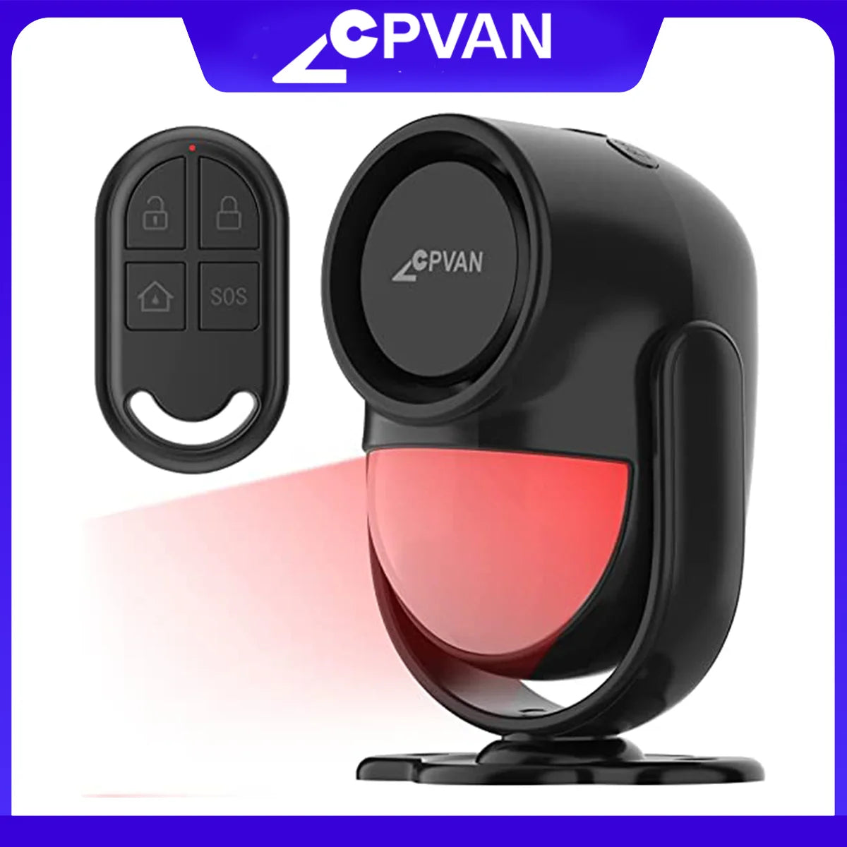 CPVAN Wireless Infrared Motion Sensor Home Security Alarm System