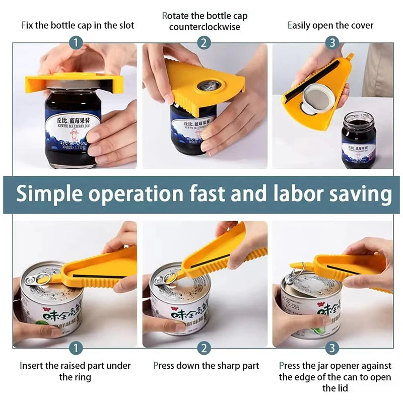 Multifunctional Stainless Steel Can Opener And Bottle Opener