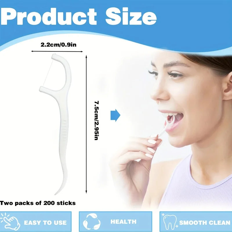 Individually Wrapped Dental Floss Picks for Freshness On The Go