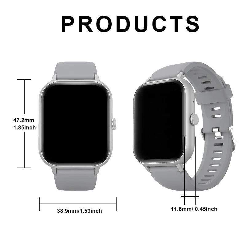 Odelettevcy Smart Watch With Wireless Calling And Fitness Tracker