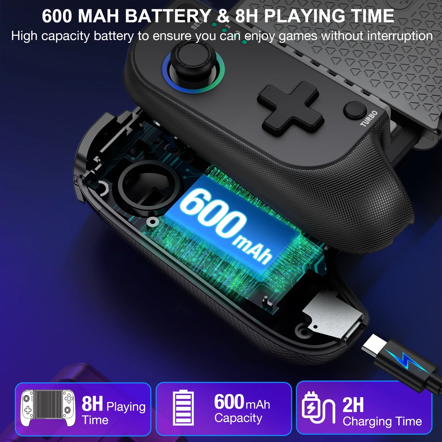 Beboncool MC100 Wireless Bluetooth Telescopic Mobile Gamepad Controller