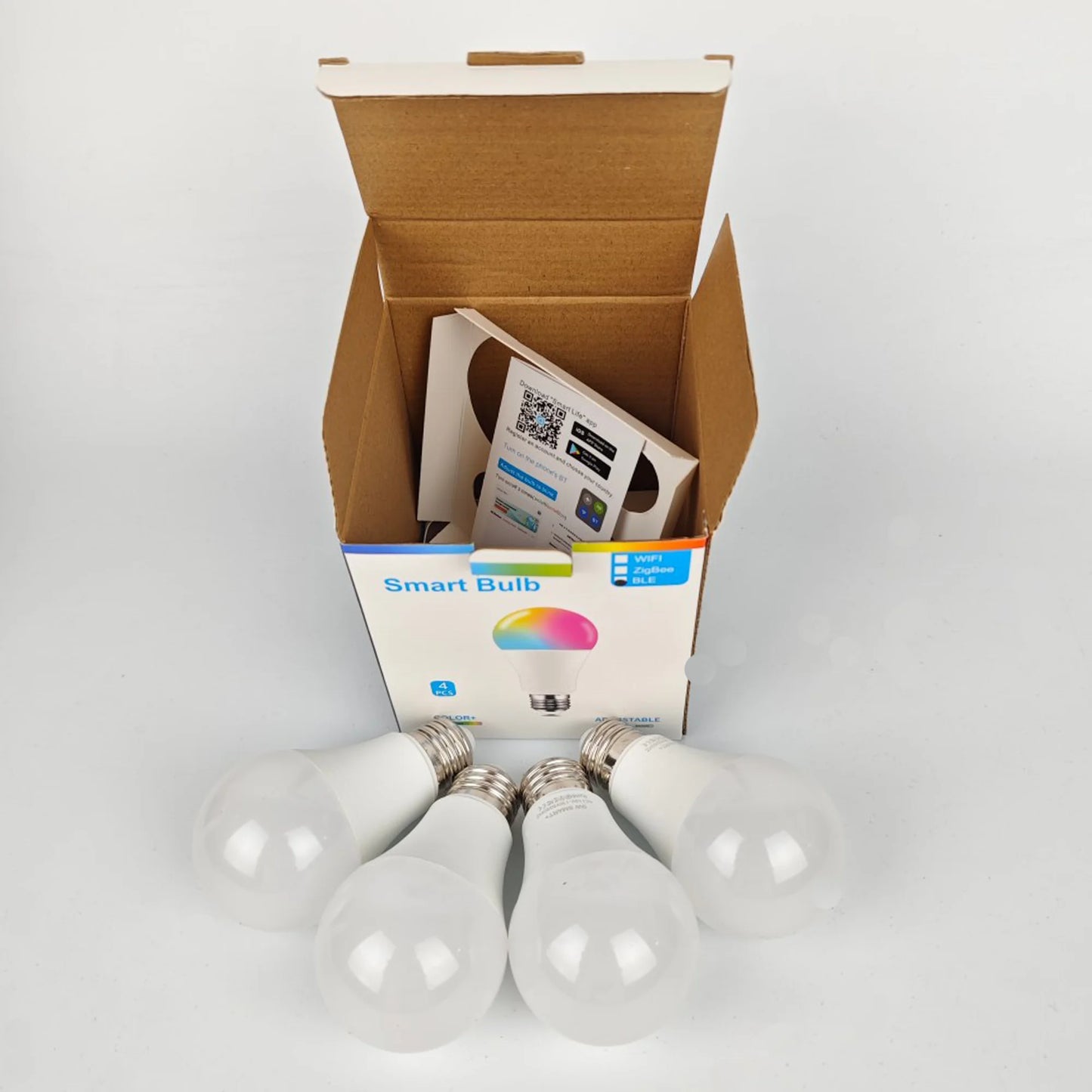 Smeileas Smart LED Light Bulbs With Music Sync App Control
