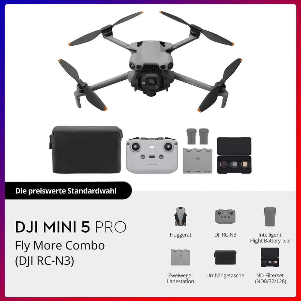 Dji Mini 5 Pro Compact Foldable Drone Delivering Reliable Aerial Photography