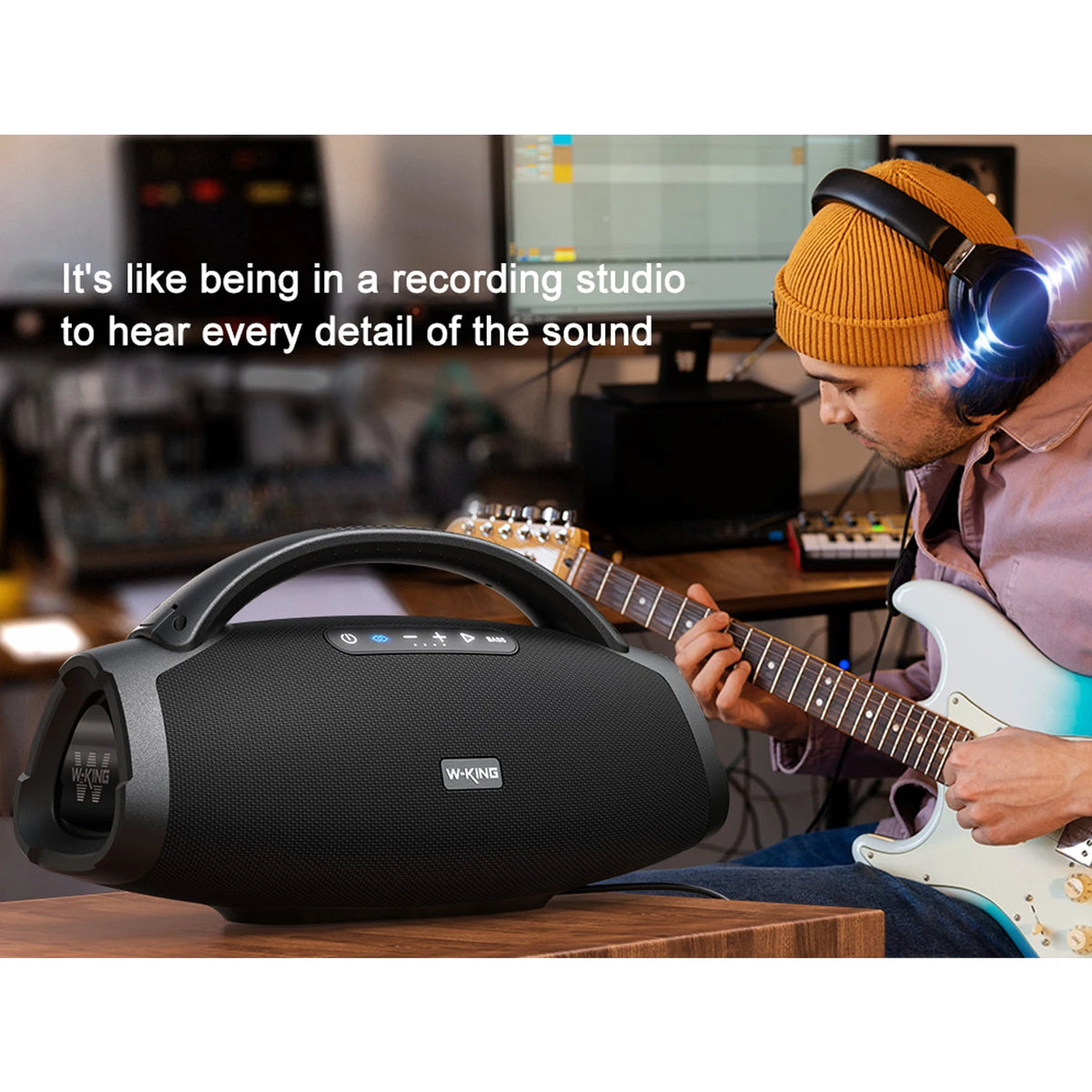 W King 200W Portable Bluetooth Speaker IPX7 Waterproof Outdoor Bass