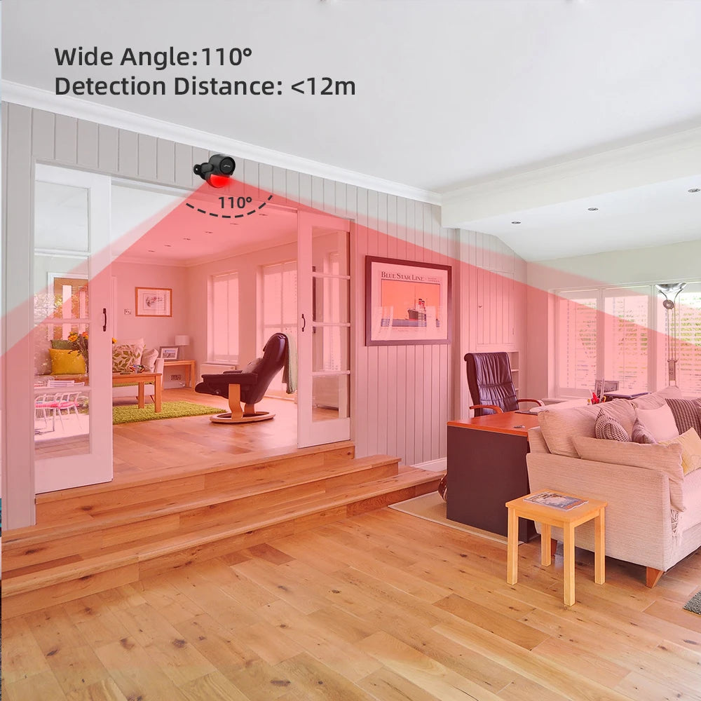 CPVan Wireless PIR Motion Detector For Home Security Alarm System